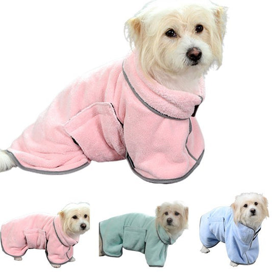 Microfiber Pet Bathrobe