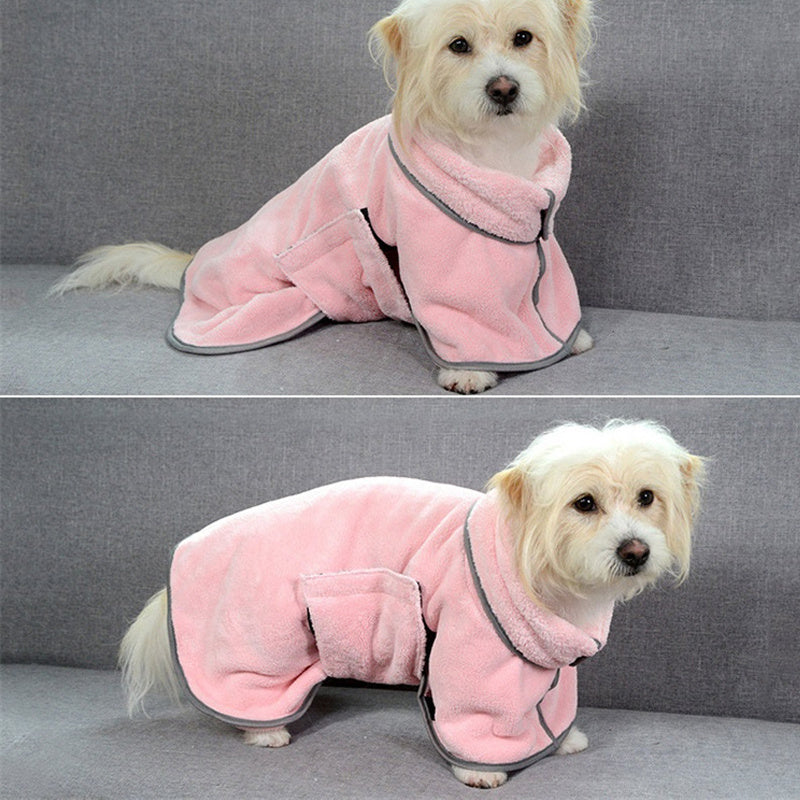 Microfiber Pet Bathrobe