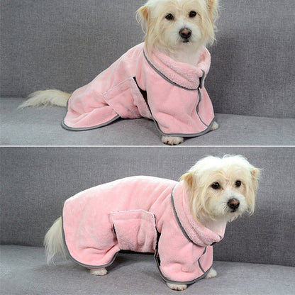 Microfiber Pet Bathrobe