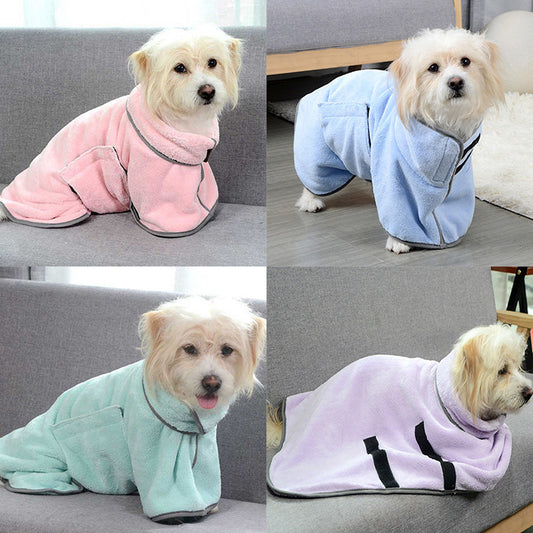 Microfiber Pet Bathrobe