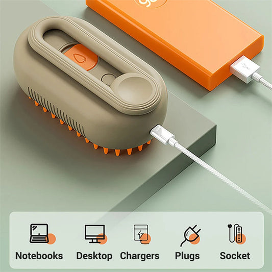 Electric Pet Steam Brush