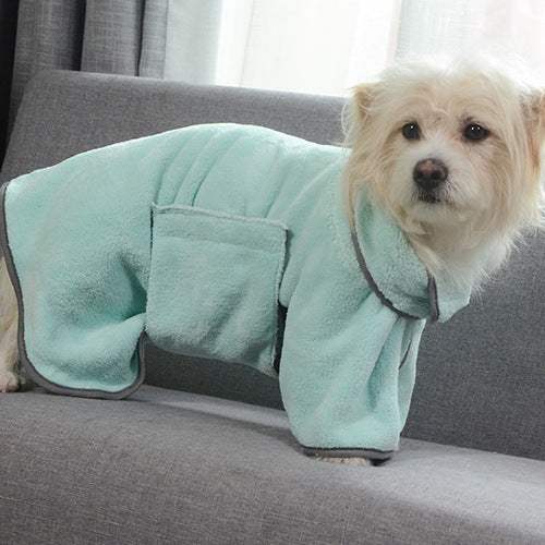 Microfiber Pet Bathrobe