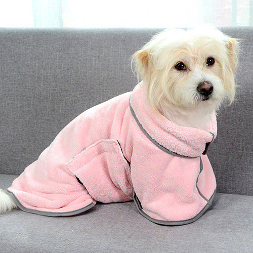 Microfiber Pet Bathrobe